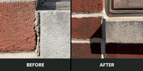 Before & After Caulk 1
